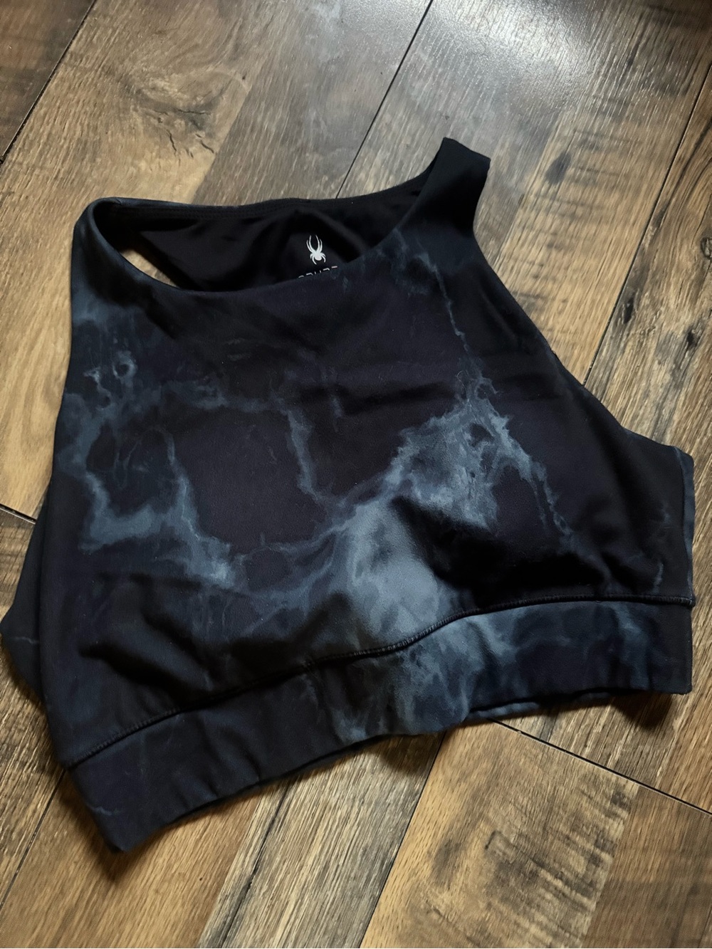 Spyder Black Active High Neck Sports Top